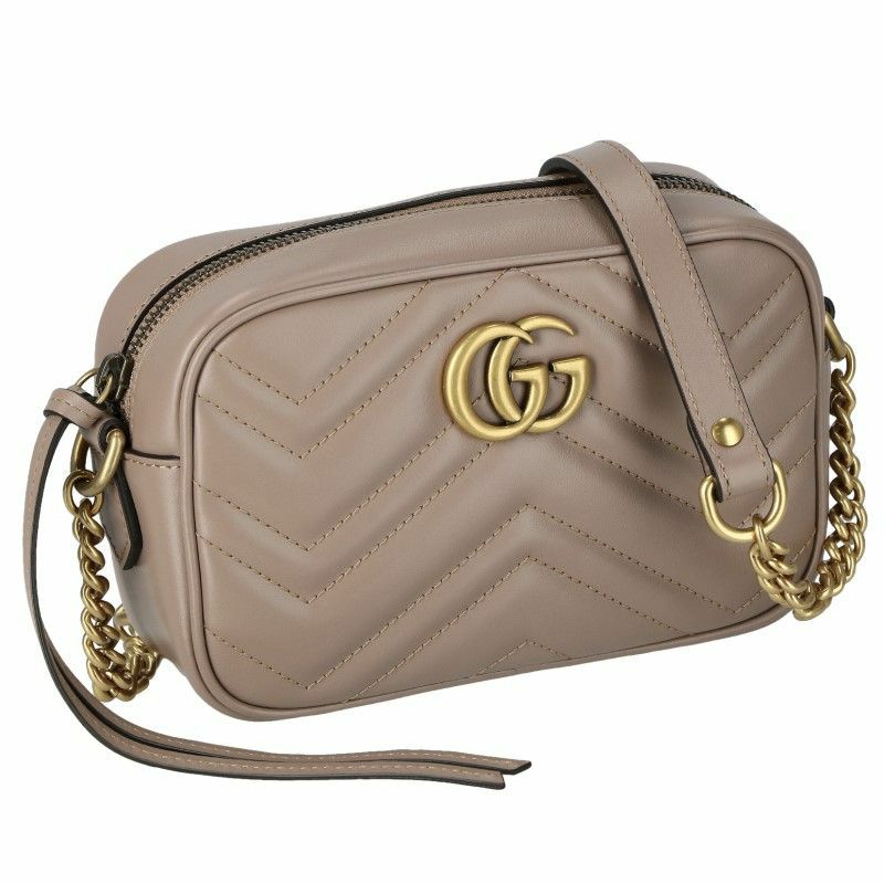 グッチ GUCCI ショルダーバッグ レディース GGマーモント ベージュ 448065 DTD1T 5729