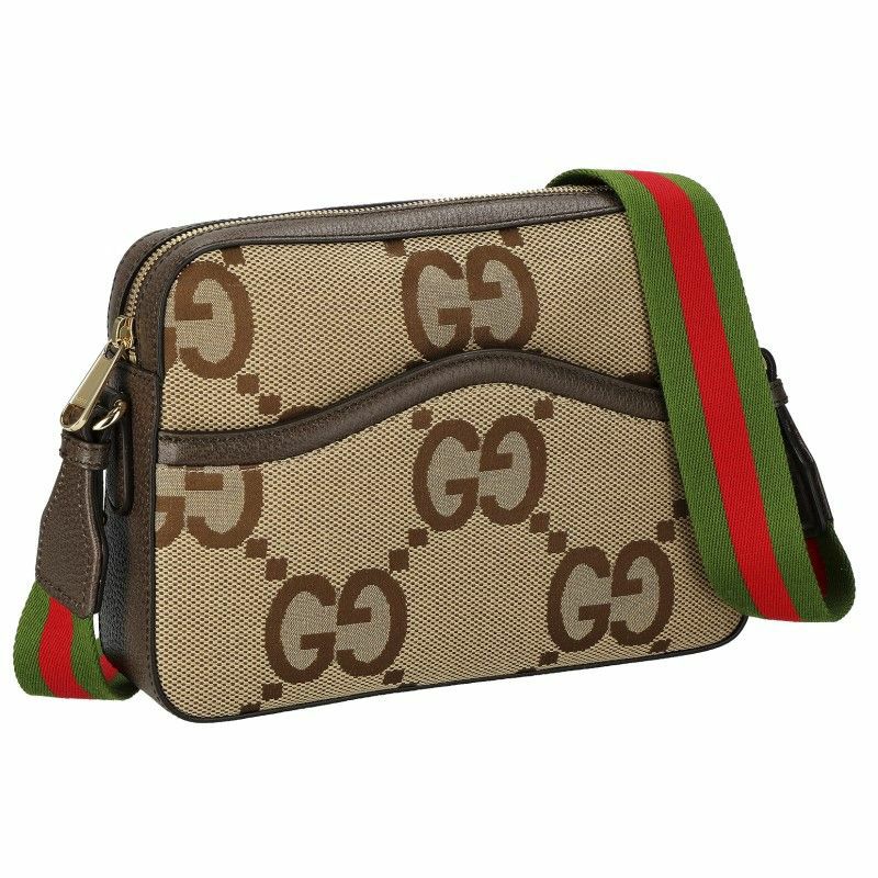 グッチ GUCCI ショルダーバッグ レディース ジャンボGG ブラウン 