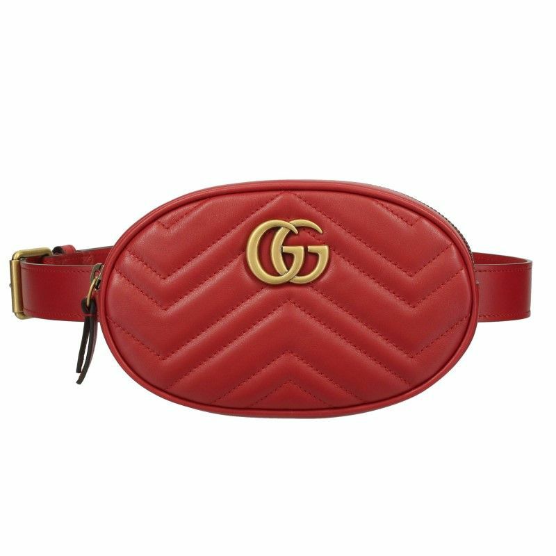 グッチ GUCCI ボディバッグ レディース GGマーモント ハイビスカスレッド 476434 DSVRT 6433