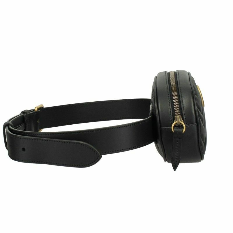 グッチ GUCCI ボディバッグ レディース GGマーモント ブラック 476434  