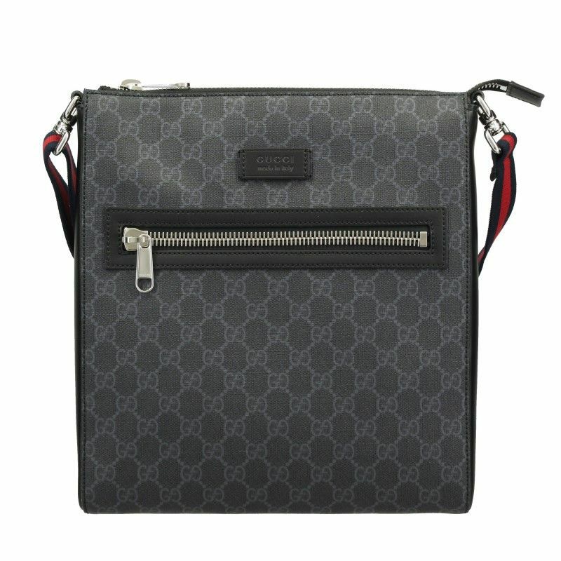 グッチ GUCCI ショルダーバッグ メンズ GGスプリーム ブラック 474137 