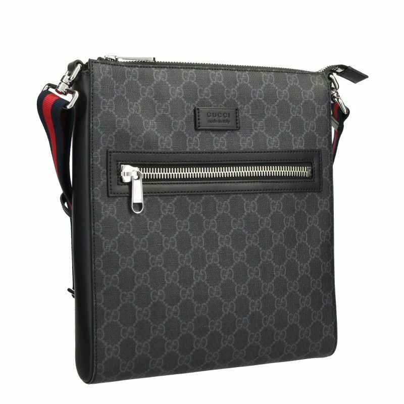 グッチ GUCCI ショルダーバッグ メンズ GGスプリーム ブラック 474137 