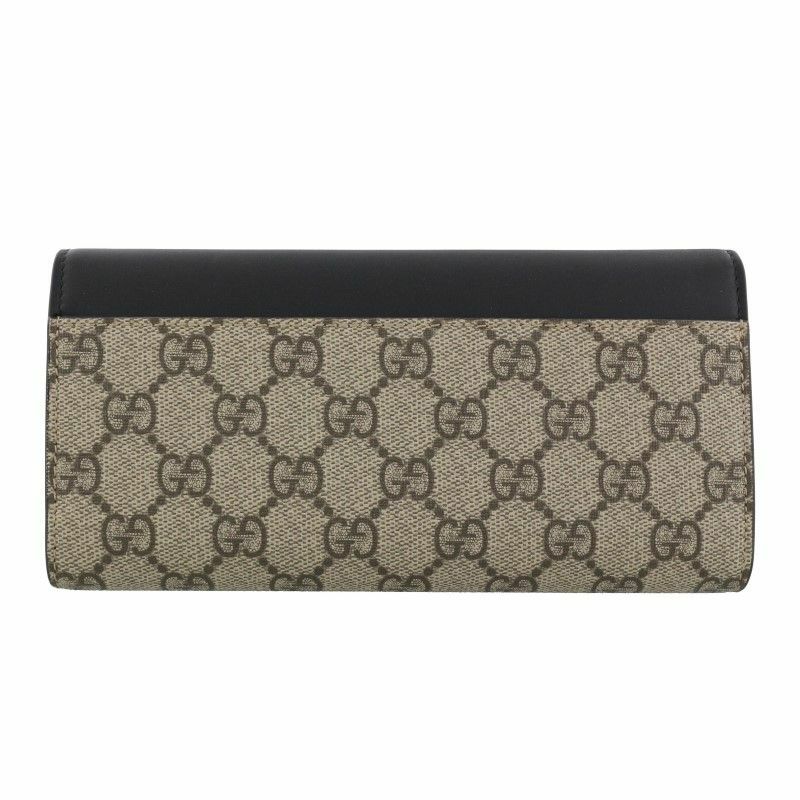グッチ GUCCI 長財布 546669 KHNKG 9769 ブラック/ベージュ/エボニー
