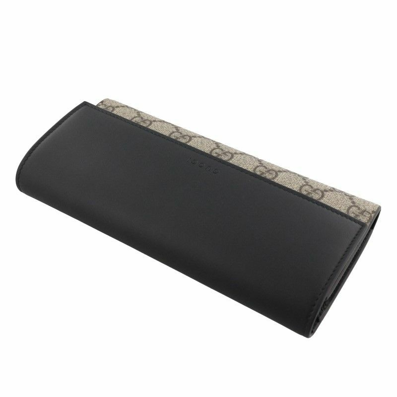グッチ GUCCI 長財布 546669 KHNKG 9769 ブラック/ベージュ/エボニー