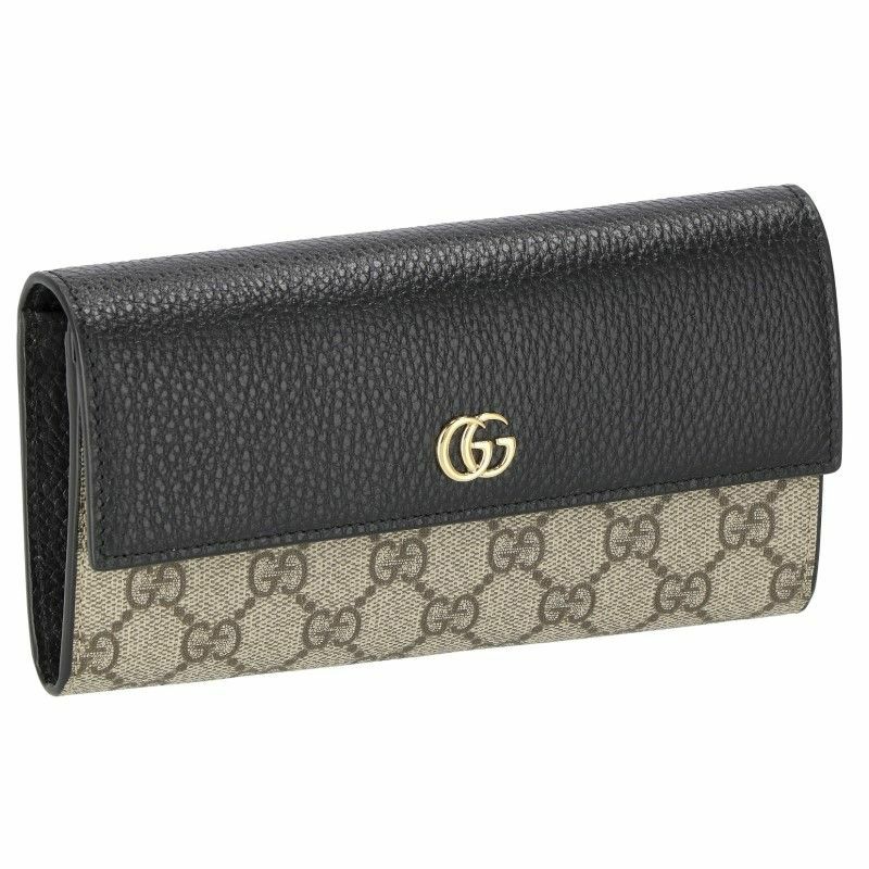 グッチ GUCCI 長財布 レディース GG マーモント ブラック 456116 17WAG 1283 | GINZA LoveLove（ラブラブ）