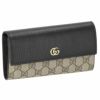 グッチ GUCCI 長財布 レディース GG マーモント ブラック 456116 17WAG 1283