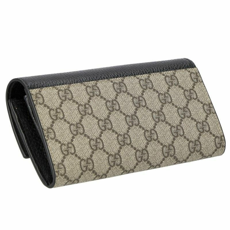 グッチ GUCCI 長財布 レディース GG マーモント ブラック 456116 17WAG 