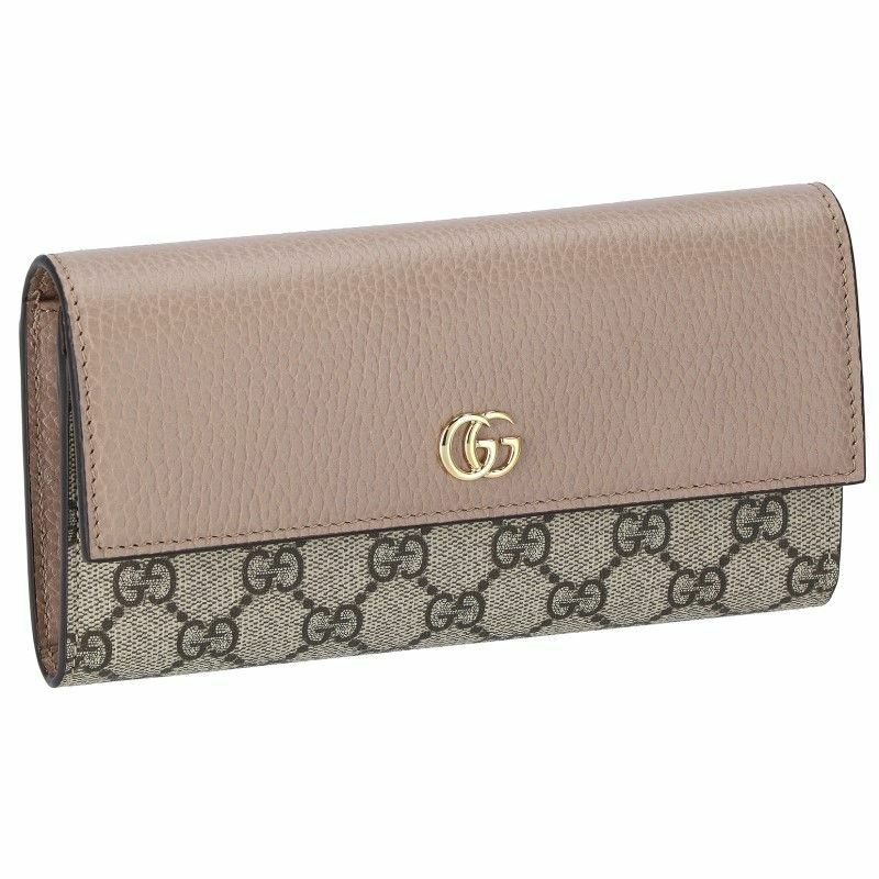 グッチ GUCCI 長財布 レディース GG マーモント ベージュ 456116 17WAG 
