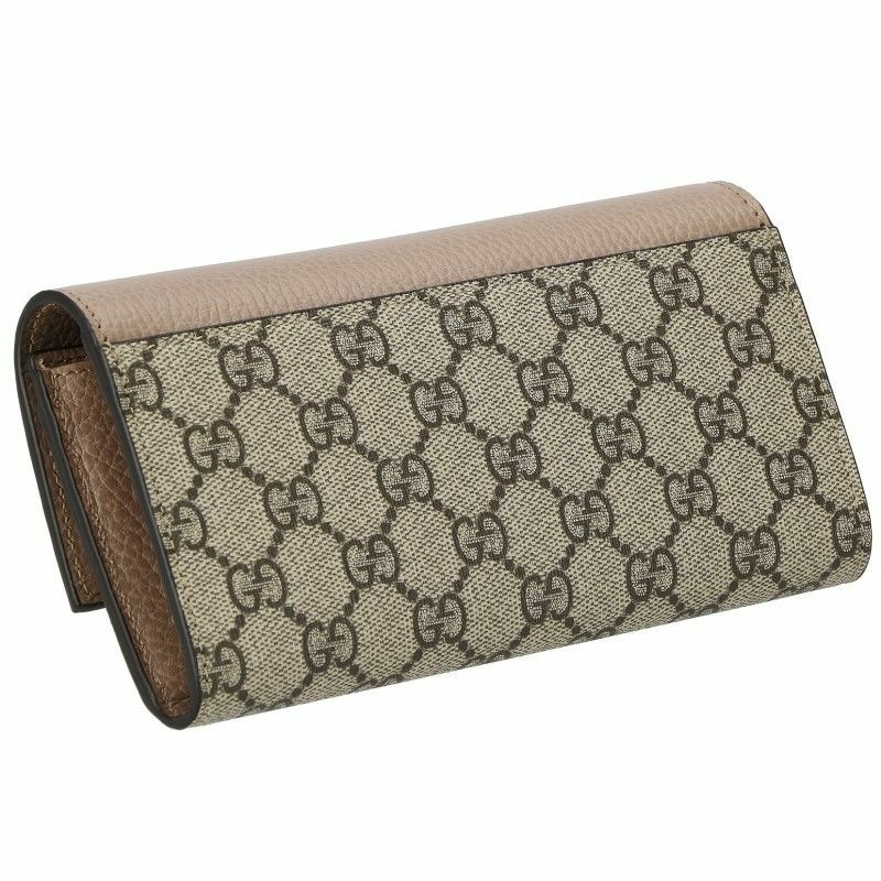 グッチ GUCCI 長財布 レディース GG マーモント ベージュ 456116 17WAG 5788