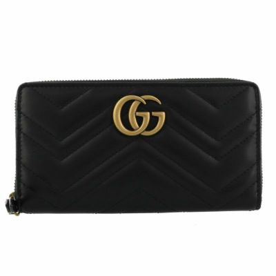 グッチ GUCCI 長財布 レディース ブラック 443436 DTD1T 1000 | GINZA