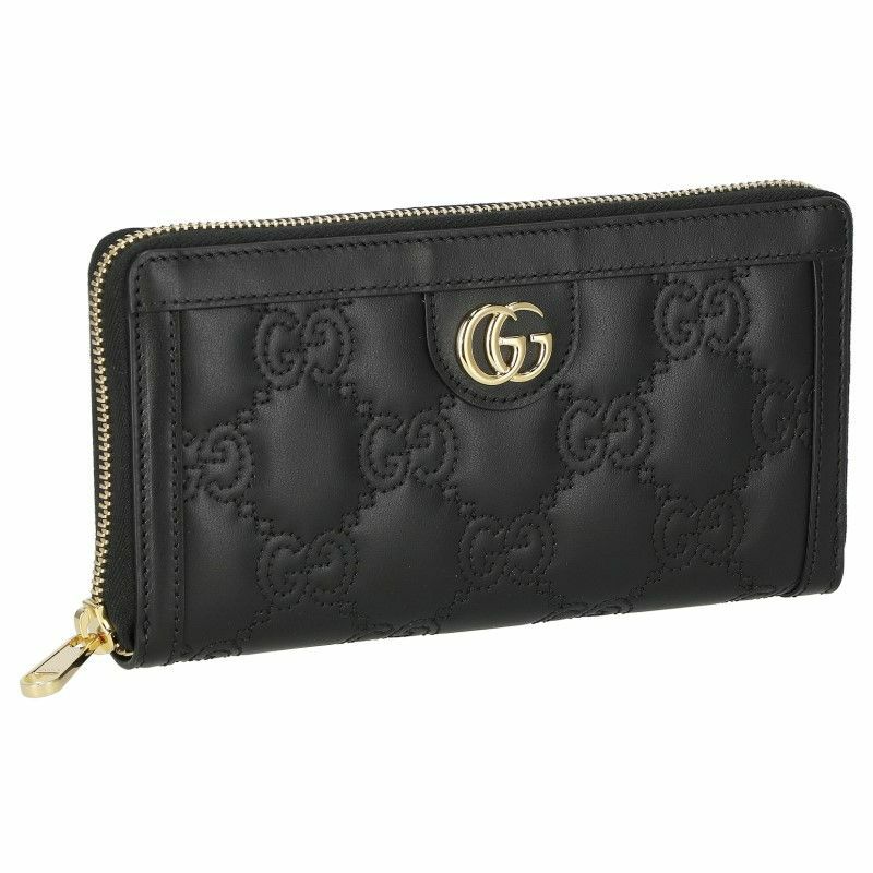 グッチ GUCCI 長財布 レディース GGマトラッセ ブラック 723784 UM8IG 1000 | GINZA LoveLove（ラブラブ）