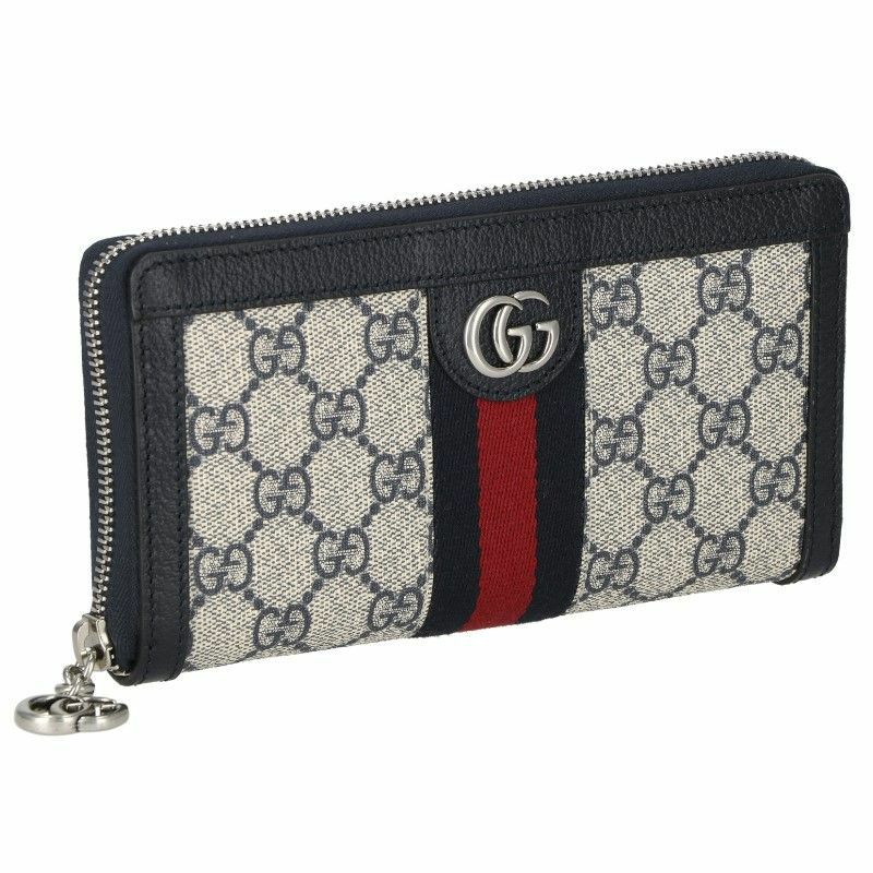 グッチ GUCCI 長財布 レディース オフィディア ブルー 523154 96IWN  