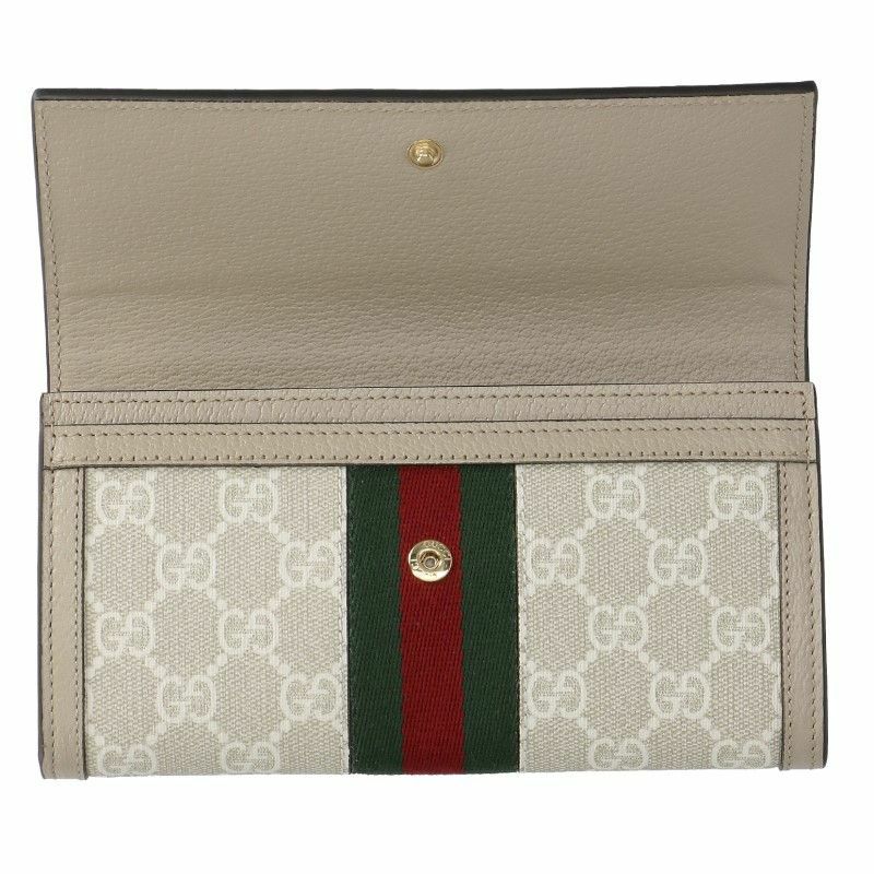 グッチ GUCCI 長財布 レディース オフィディア ベージュ 523153 UULAG 
