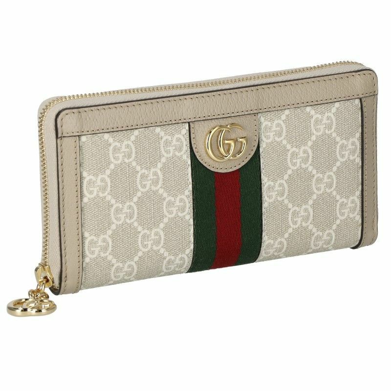 グッチ GUCCI 長財布 レディース オフィディア ベージュ 523154 UULAG 9682