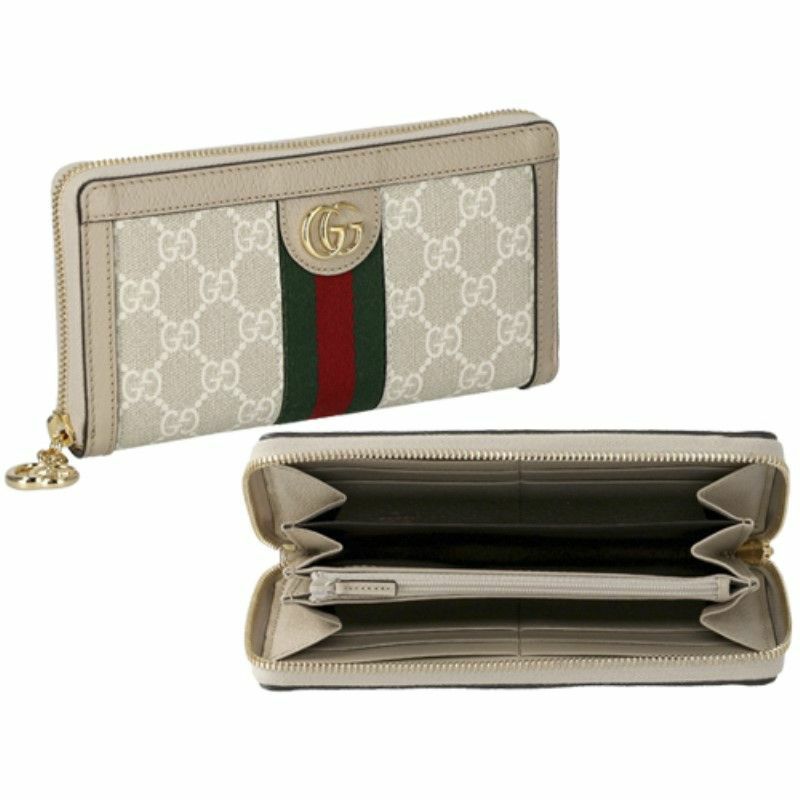 グッチ GUCCI 長財布 レディース オフィディア ベージュ 523154 UULAG 9682