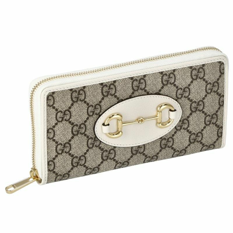 グッチ GUCCI 長財布 レディース ホースビット 1955 ホワイト 621889 92TCG 9761