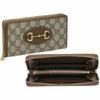 グッチ GUCCI 長財布 レディース ホースビット ブラウン 621889 92TCG 8563