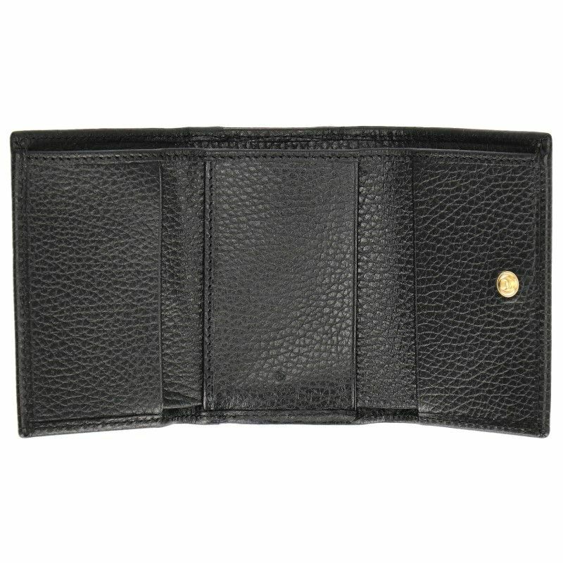 グッチ GUCCI 三つ折り財布 レディース GGマーモント ブラック 644407  