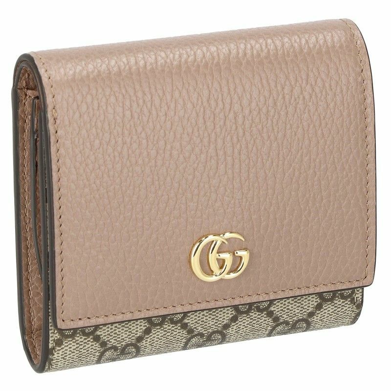 グッチ 二つ折り財布 レディース GUCCI スクリプト ミニ ウォレット 