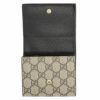 グッチ GUCCI 二つ折り財布 レディース GGマーモント ブラック 598587 17WAG 1283