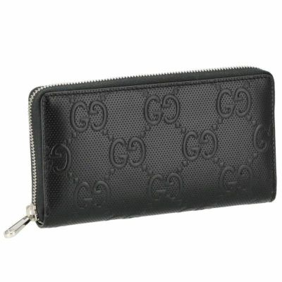 グッチ GUCCI 長財布 メンズ GGエンボス ブラック 625558 1W3AN 1000