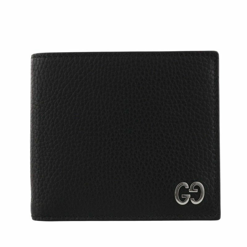 グッチ GUCCI 二つ折り財布 メンズ ブラック 473922 A7M0N 1000 BLACK