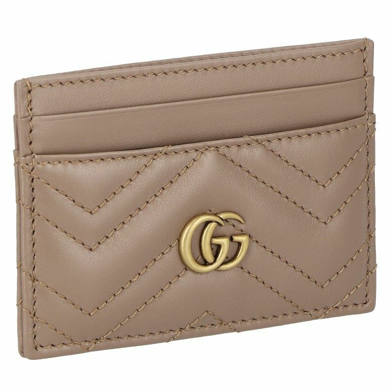 グッチ GUCCI カードケース GGマーモント ベージュ 443127 DTD1T 5729 