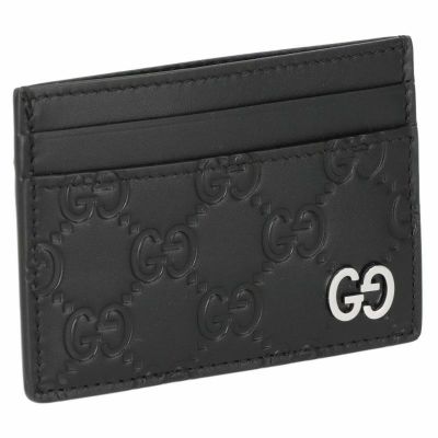 グッチ GUCCI カードケース メンズ グッチシマ ブラック 473927 CWC1N 1000 | GINZA LoveLove（ラブラブ）