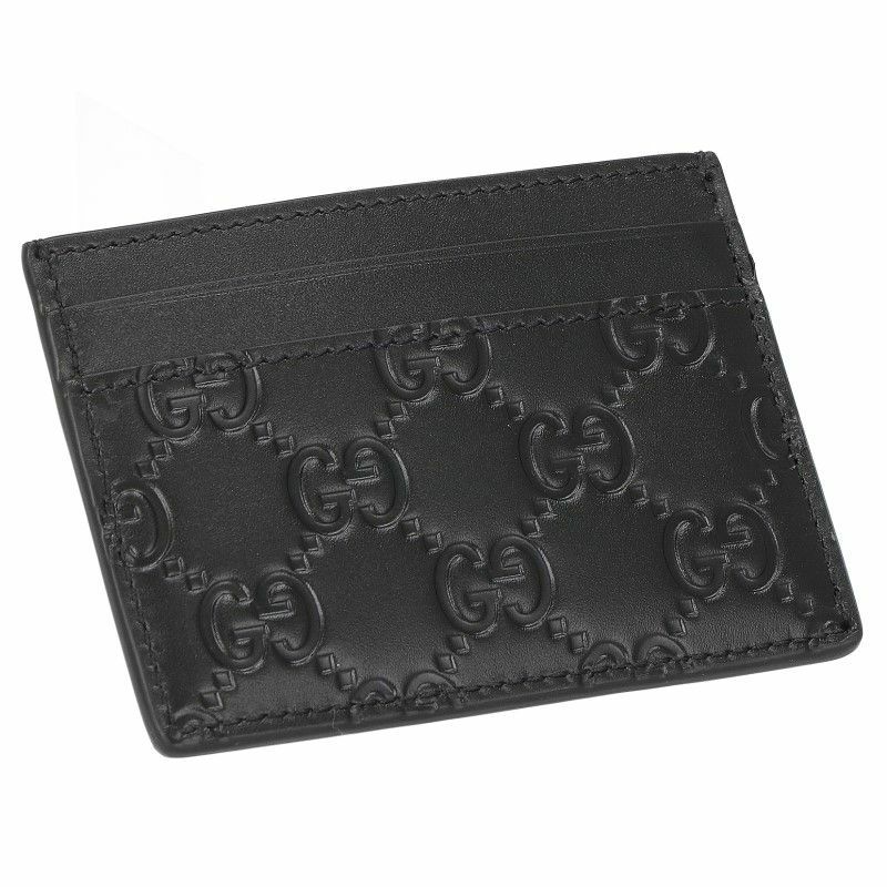 VIP【関税送料無料】希少 グッチ GUCCI カードケース ブラック GUCCI グッチ 597560 CAO0G 1000 BLACK ブラック グッチ