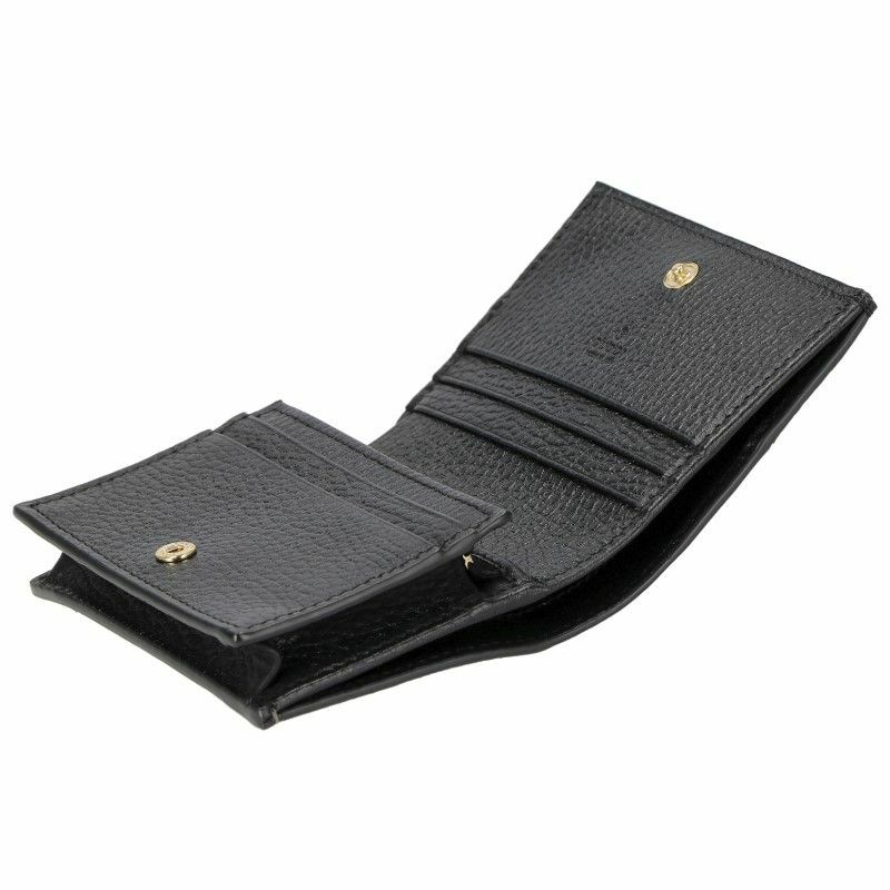 【GUCCI】【新品未使用】ブラック　カードケース　GGモーマント GGマーモントカードケース(約W11xH8.5cm ブラック): ブランド