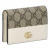 グッチ GUCCI カードケース レディース GGマーモント ホワイト 658610 17WAG 9096