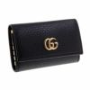 グッチ GUCCI キーケース 456118 CA00G 1000 BLACK ブラック プチ マーモント