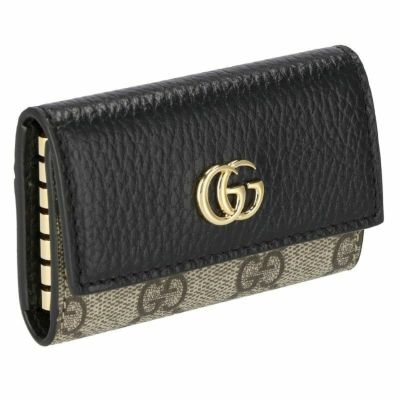 グッチ GUCCI キーケース レディース GG マーモント ブラック 456118