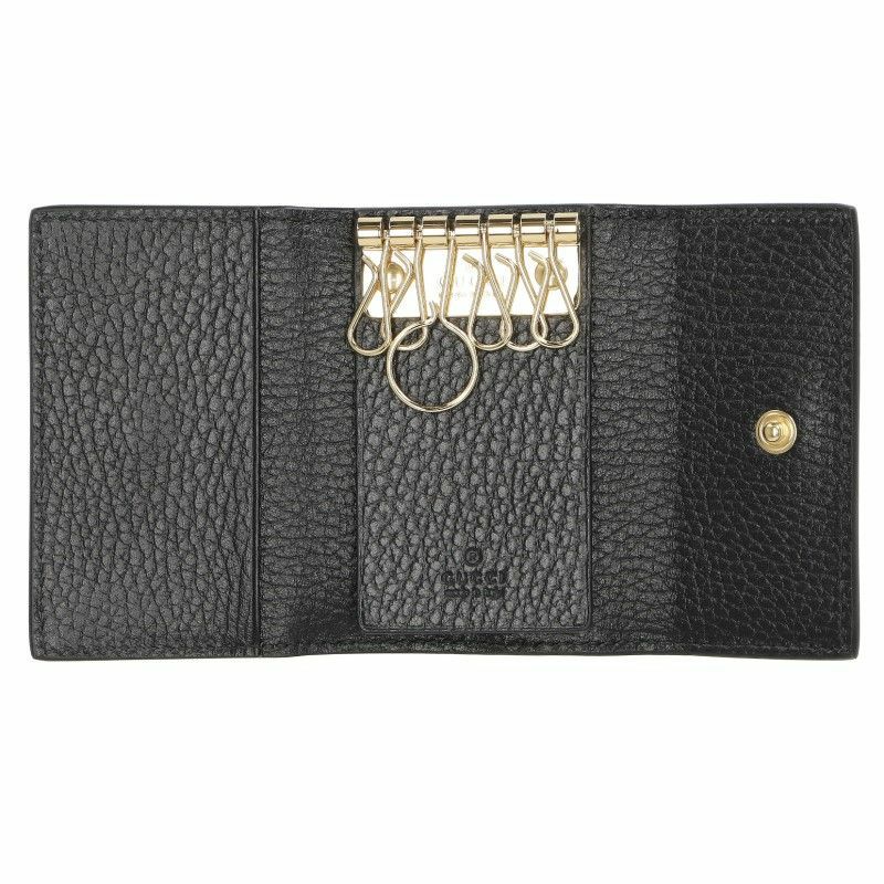 グッチ GUCCI キーケース レディース GG マーモント ブラック 456118 17WAG 1283