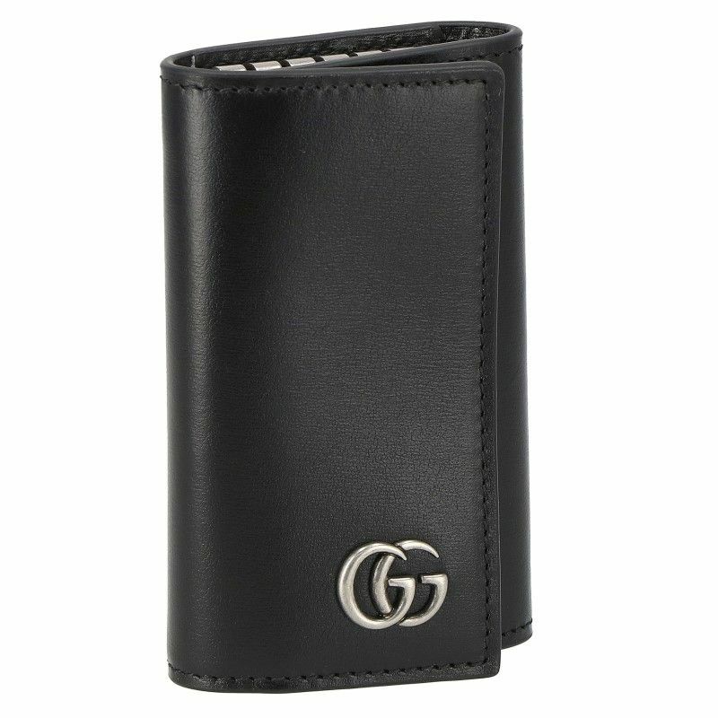 グッチ GUCCI キーケース レディース GGマーモント ブラック 435305 