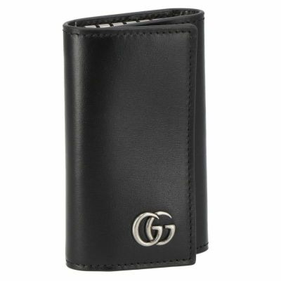 グッチ GUCCI キーケース レディース GGマーモント ブラック 435305