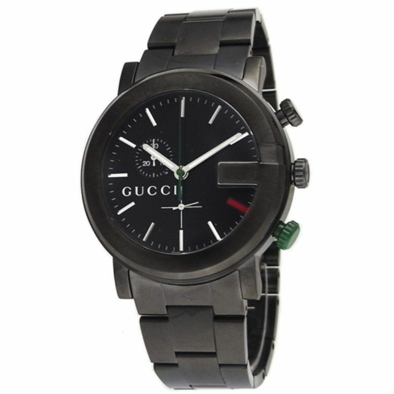 グッチ GUCCI 腕時計 メンズ Gクロノ ブラック YA101331 | GINZA