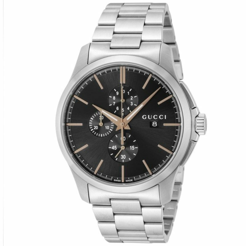 グッチ GUCCI 腕時計 メンズ Gタイムレス クロノ ブラック YA126272  