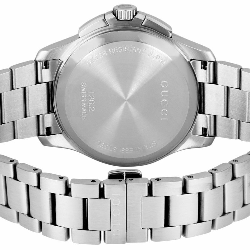 グッチ GUCCI 腕時計 メンズ Gタイムレス クロノ ブラック