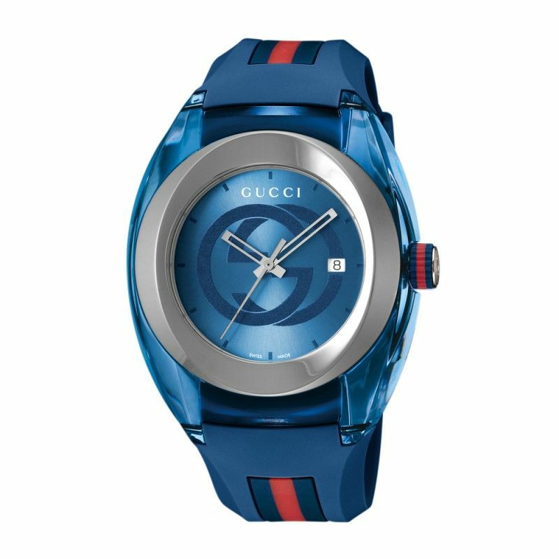 グッチ GUCCI 腕時計 メンズ SYNC ブルー YA137104A | GINZA LoveLove  