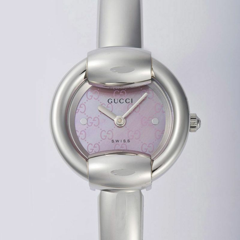 グッチ GUCCI 腕時計 レディース 1400 ピンクシェル YA014513 | GINZA 