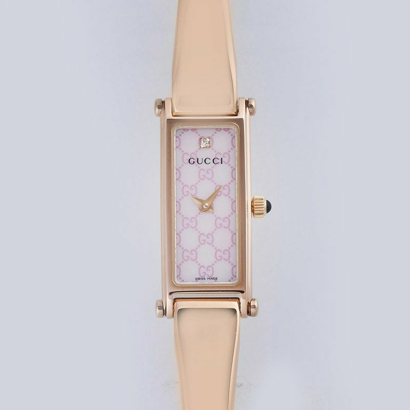 グッチ GUCCI 腕時計 レディース 1500 ピンクシェル YA015559 | GINZA