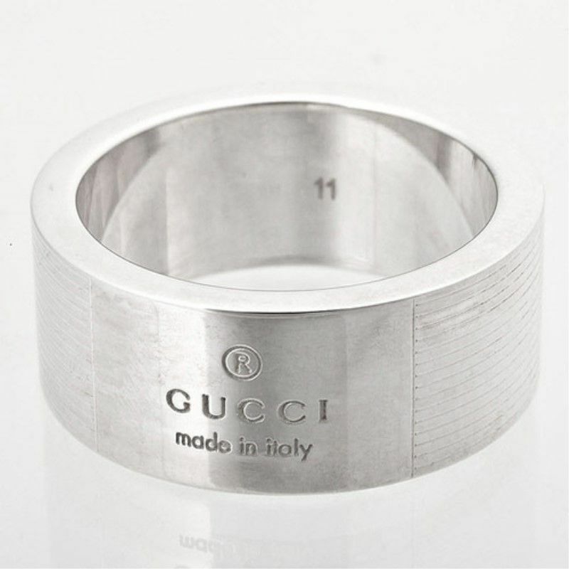 グッチ GUCCI 163179 J8400 8106 シルバー リング 11号 | GINZA