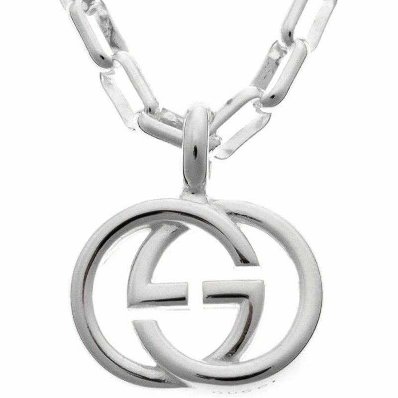 グッチ GUCCI ネックレス インターロッキングG スターリングシルバー  
