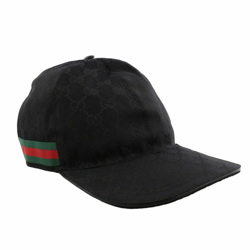 グッチ GUCCI キャップ メンズ ベースボール キャップ ブラック 200035 KQWBG 1060