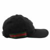 グッチ GUCCI キャップ メンズ ベースボール キャップ ブラック 200035 KQWBG 1060