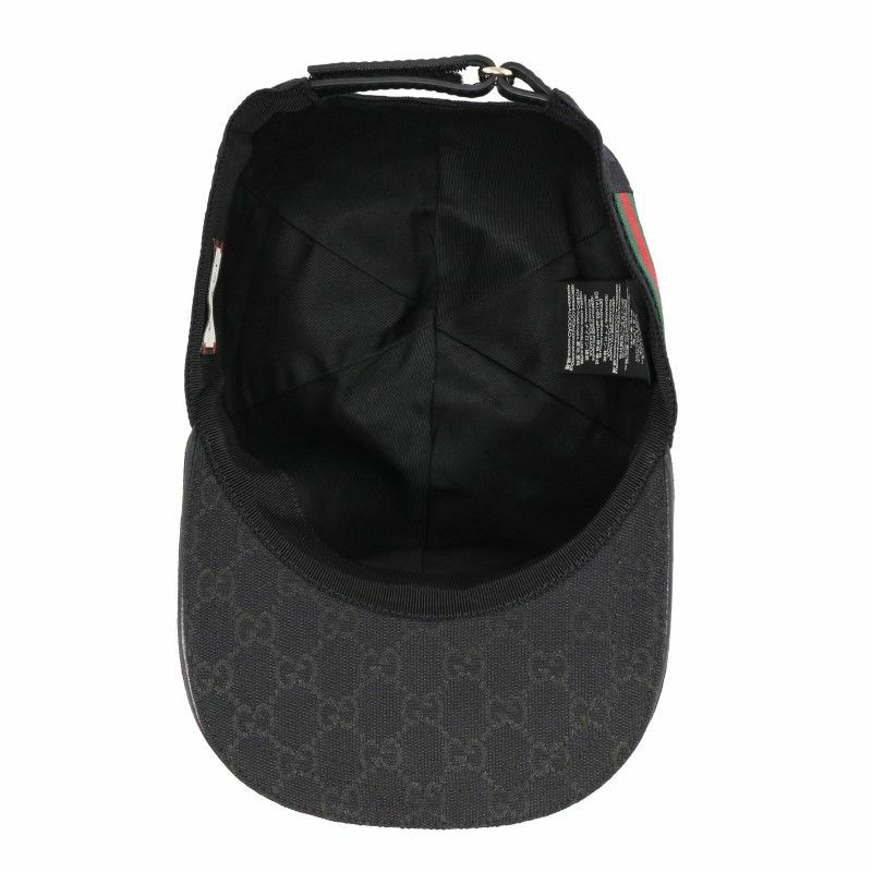 グッチ GUCCI キャップ メンズ ベースボール キャップ ブラック 200035 KQWBG 1060
