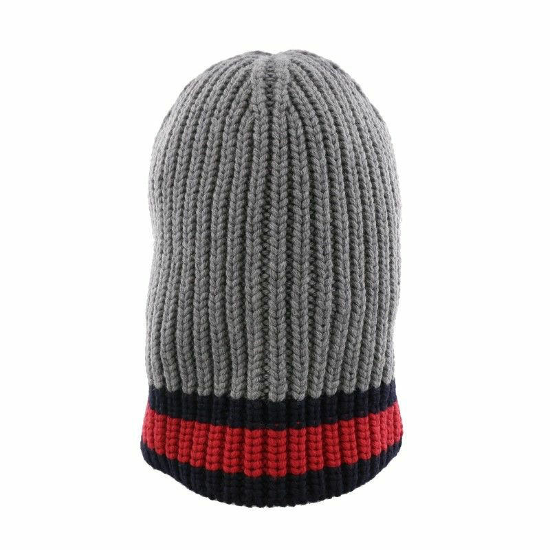 グッチ GUCCI ニット帽 メンズ レディース M グレー 429753