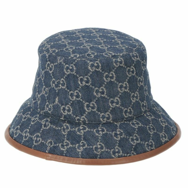 グッチ GUCCI バケットハット メンズ レディース ブルー 576371 4HAC3 