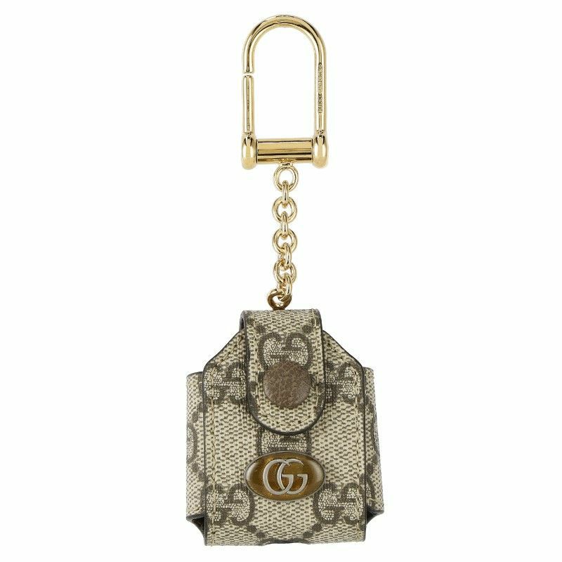 グッチ GUCCI AirPodsケース オフィディア ベージュ エボニー ブラウン  